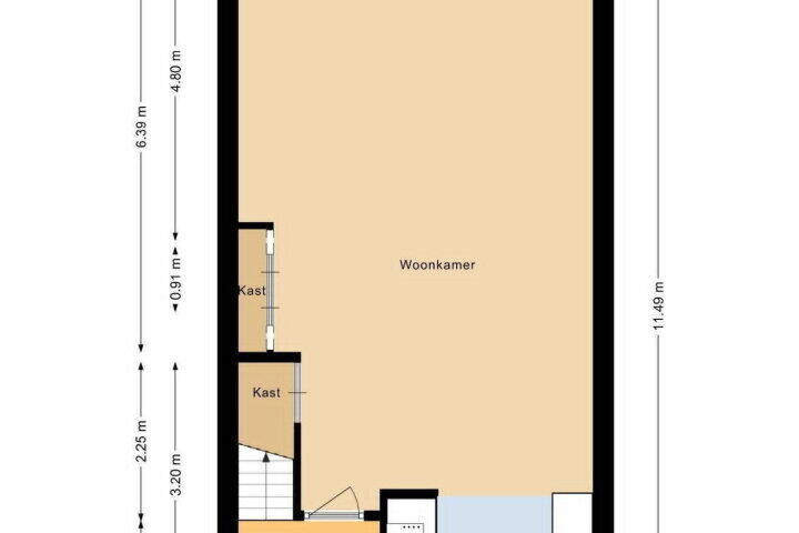 Plattegrond – Gorterlaan 10, Heerhugowaard