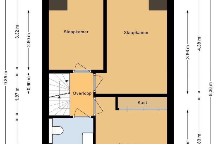 Plattegrond – Gorterlaan 10, Heerhugowaard