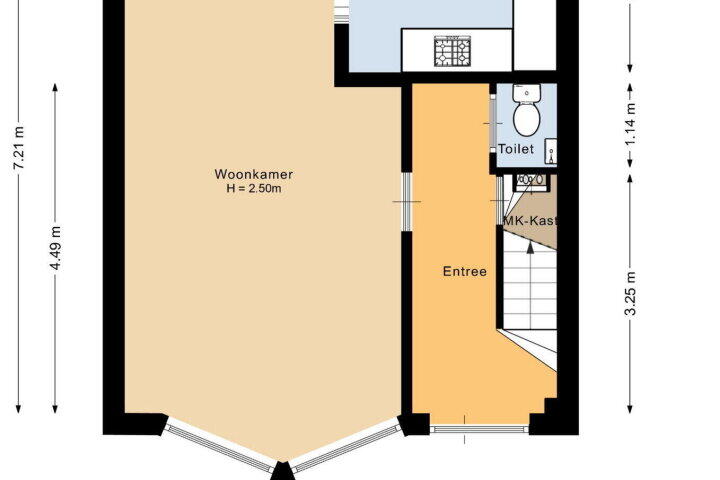 Plattegrond – Goselingstraat 33, Nijmegen