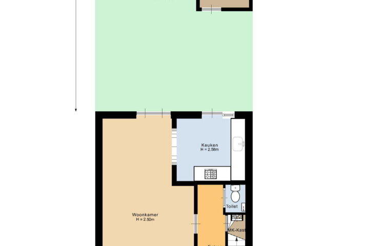 Plattegrond – Goselingstraat 33, Nijmegen