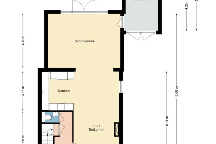 Plattegrond – Goswijnstraat 14, Voerendaal