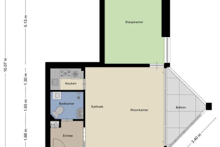 Plattegrond – Gouden Leeuw 222, Amsterdam