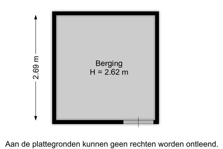 Plattegrond – Goudenregenplantsoen 32, Alphen aan den Rijn