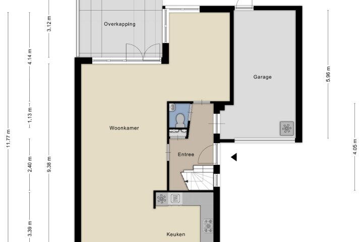 Plattegrond – Goudhaver 79, Zeewolde