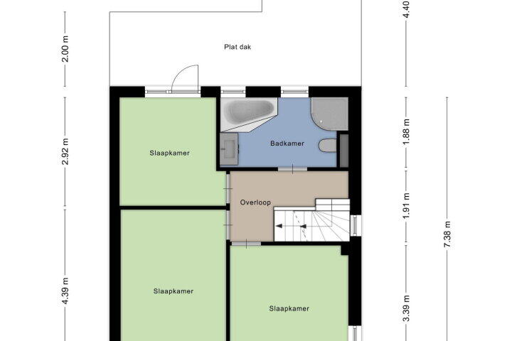 Plattegrond – Goudhaver 79, Zeewolde