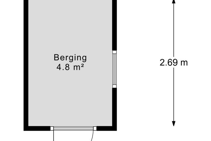 Plattegrond – Goudreinetgaard 9, Arnhem