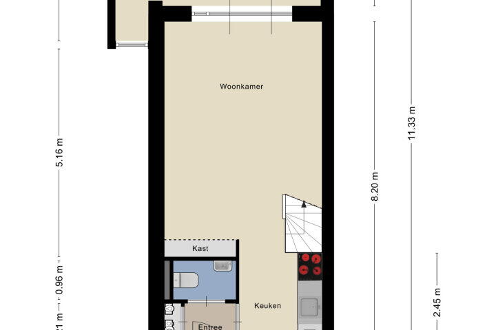 Plattegrond – Gouvernante 27, Wijchen