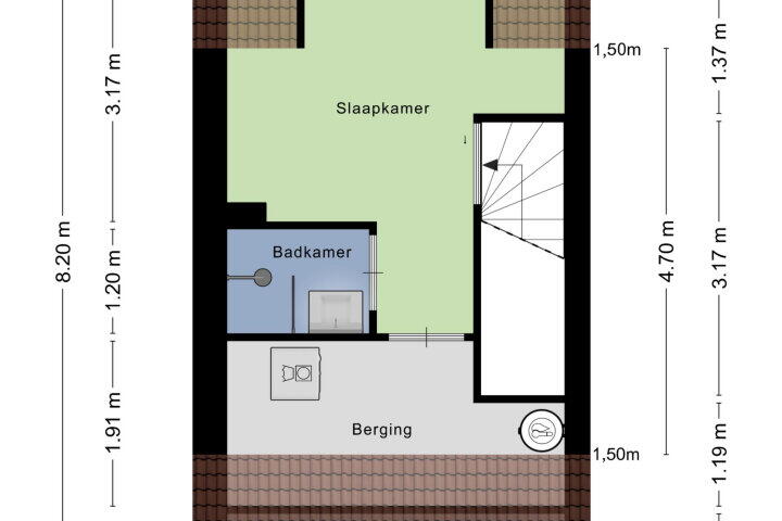 Plattegrond – Gouvernante 27, Wijchen