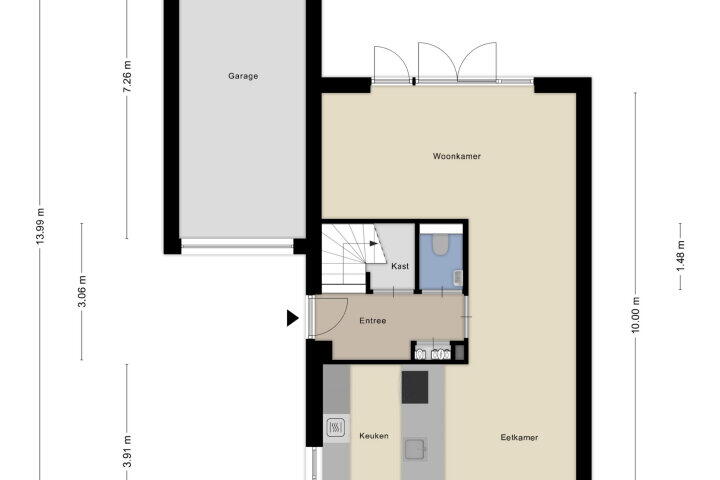 Plattegrond – Gouvernante 61, Wijchen