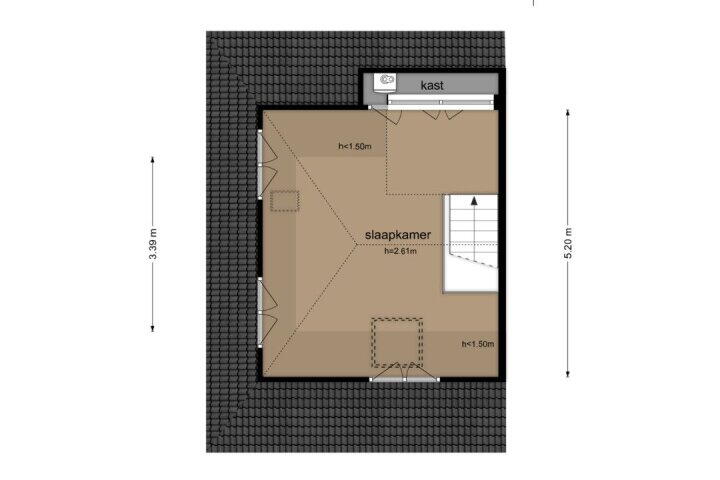 Plattegrond – Govert Flinckstraat 27, Zaandam