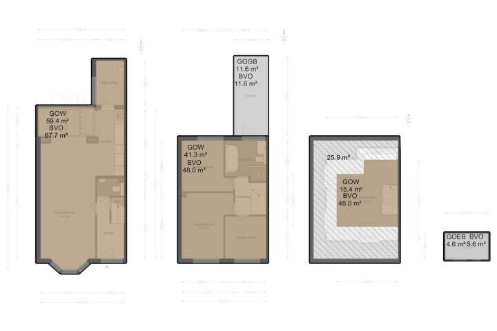 Plattegrond – Govert Flinckstraat 27, Zaandam