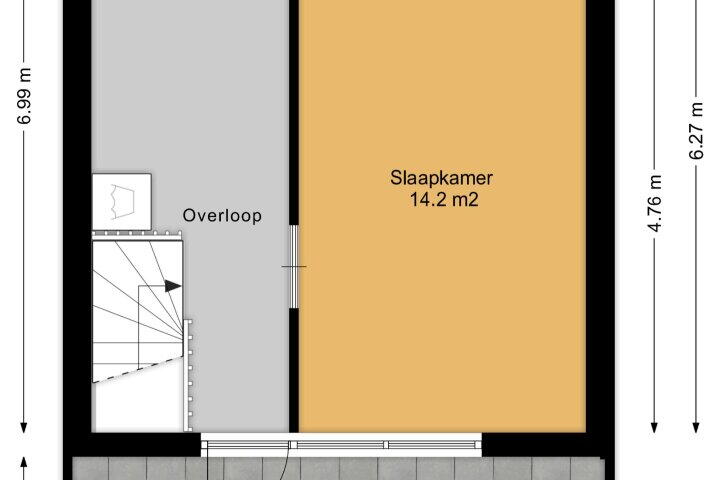 Plattegrond – Goyastraat 9, Almere