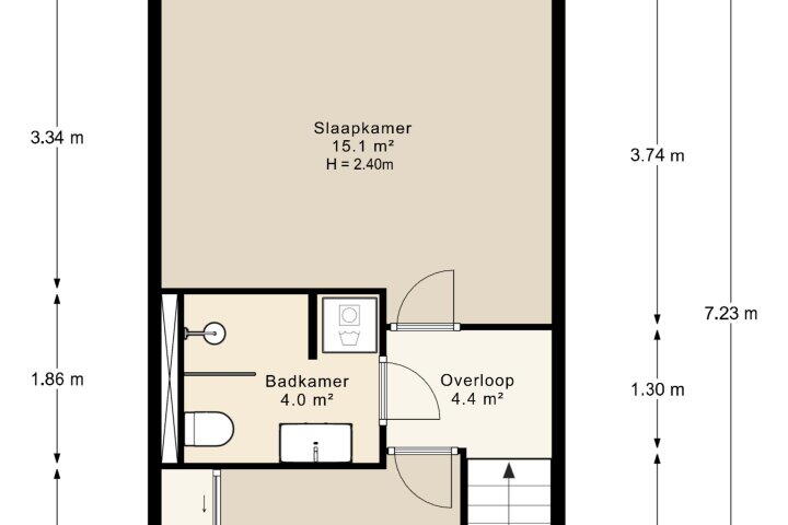 Plattegrond – Graaf Florislaan 14, Amstelveen
