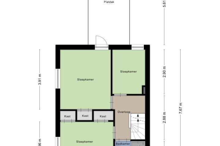 Plattegrond – Graafseweg 526, Wijchen