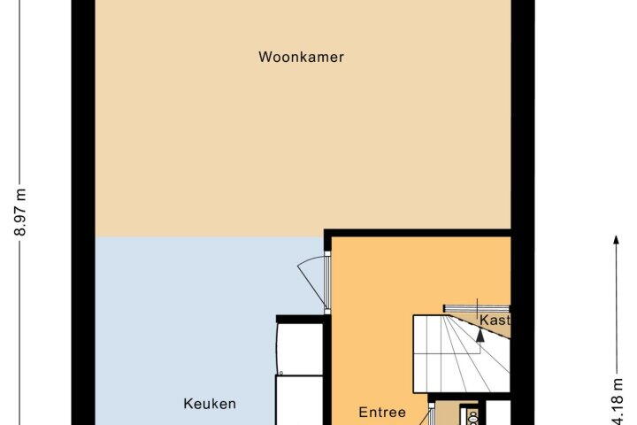Plattegrond – Graanmolen 26, Heerhugowaard