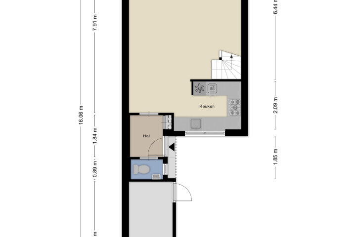 Plattegrond – Graskamp 10, Boskoop