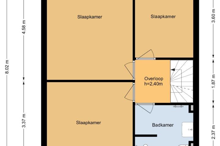 Plattegrond – Gravestein 45, Gouda