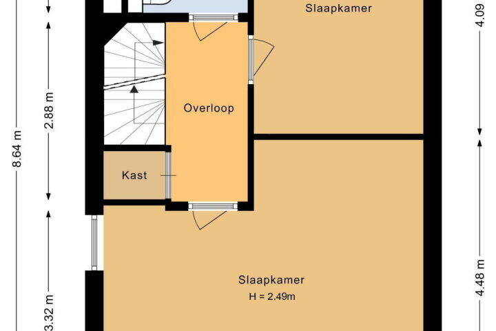 Plattegrond – Grensoord 9, Breda