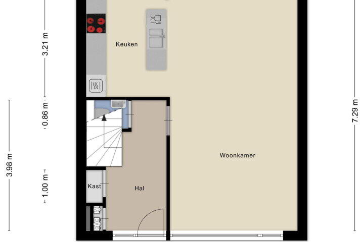 Plattegrond – Grevelingen 103, Alphen aan den Rijn