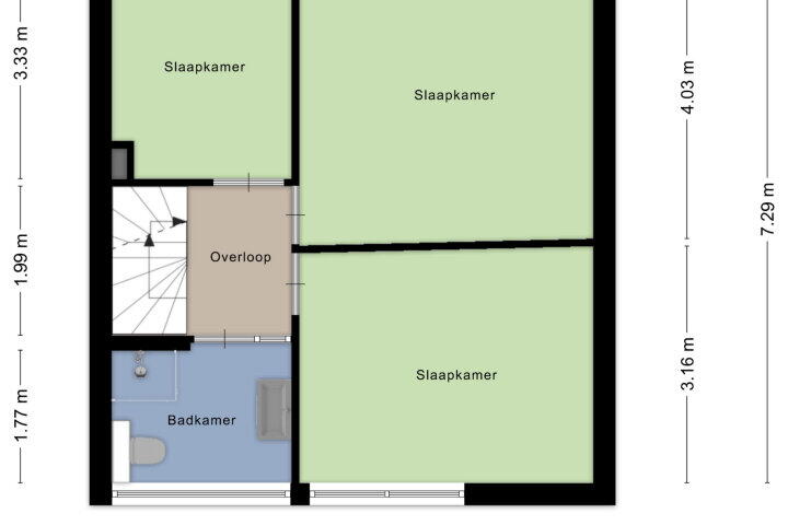Plattegrond – Grevelingen 103, Alphen aan den Rijn