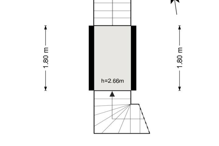 Plattegrond – Grevelingenstraat 8 1, Amsterdam