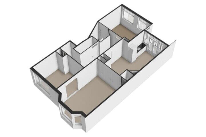 Plattegrond – Grevelingenstraat 8 1, Amsterdam