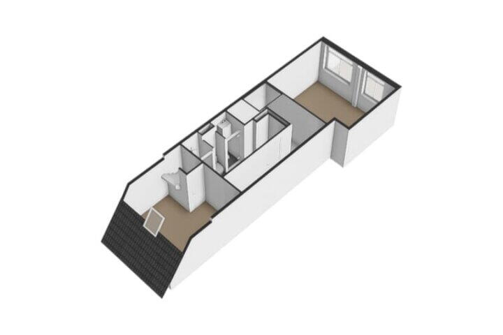 Plattegrond – Grevelingenstraat 8 1, Amsterdam