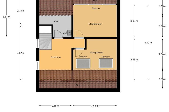 Plattegrond – Grispenstraat 33, Voerendaal
