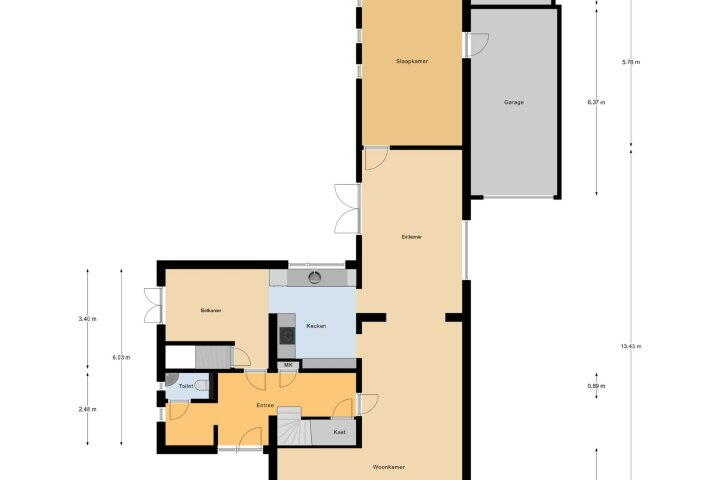 Plattegrond – Grispenstraat 33, Voerendaal