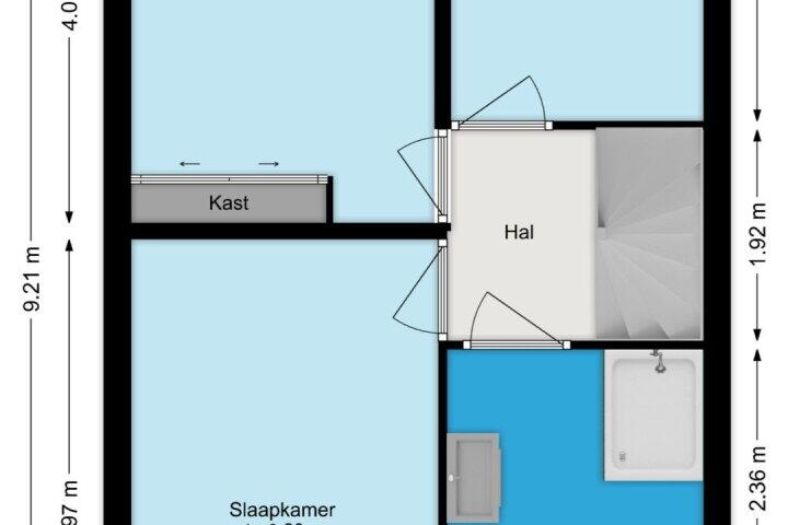 Plattegrond – Groenenweer 31, Sliedrecht