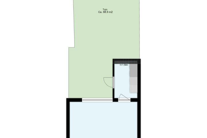 Plattegrond – Groenenweer 31, Sliedrecht