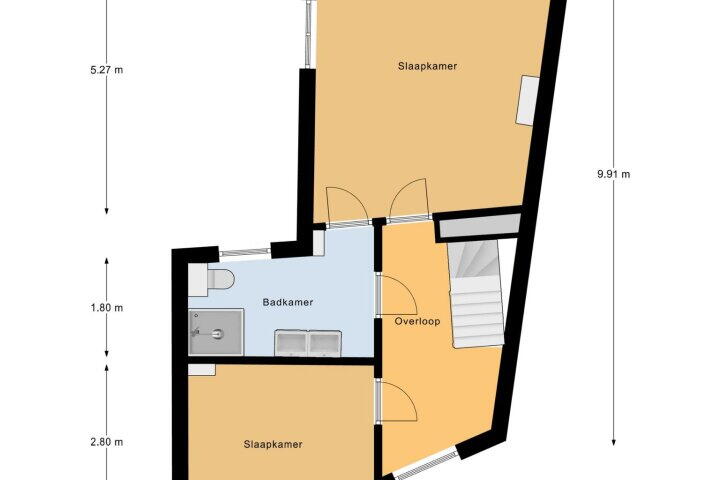 Plattegrond – Groenewoud 26, Vlissingen