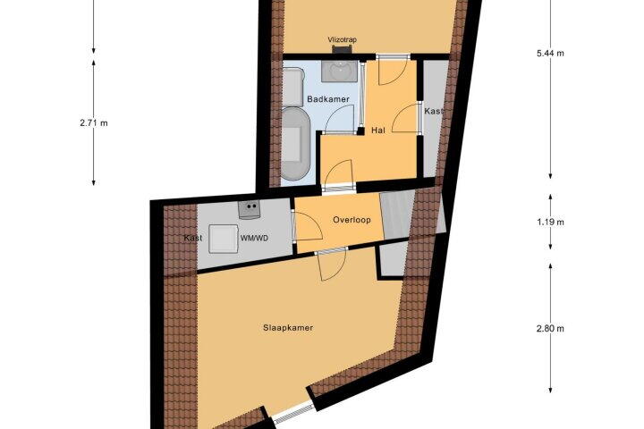 Plattegrond – Groenewoud 26, Vlissingen