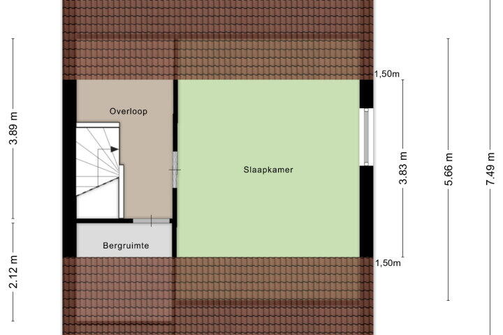 Plattegrond – Groenewoudseweg 57, Wijchen