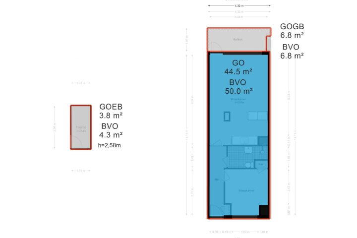 Plattegrond – Groenhof 29, Amstelveen