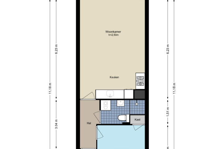 Plattegrond – Groenhof 30, Amstelveen