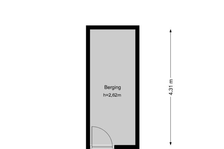 Plattegrond – Groenhof 309, Amstelveen