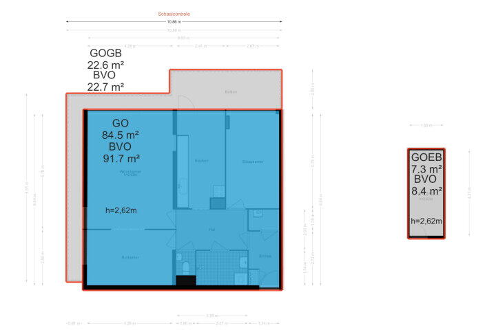 Plattegrond – Groenhof 309, Amstelveen