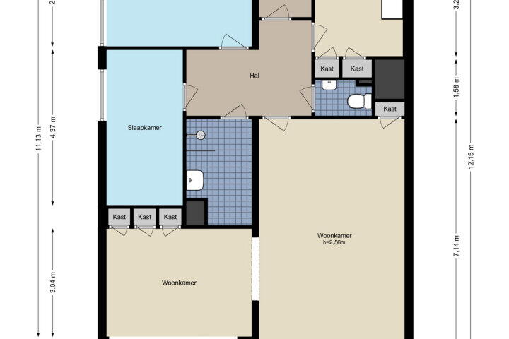 Plattegrond – Groenhof 34, Amstelveen