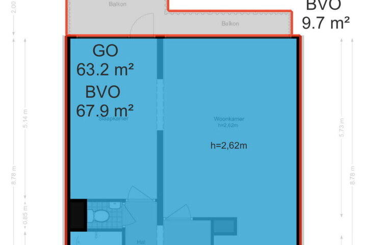 Plattegrond – Groenhof 378, Amstelveen