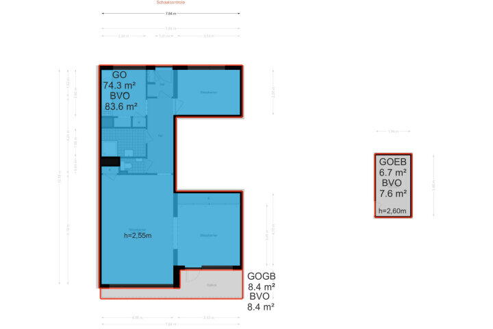 Plattegrond – Groenhof 71, Amstelveen