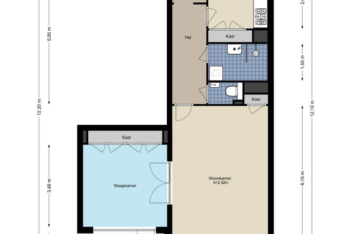 Plattegrond – Groenhof 72, Amstelveen