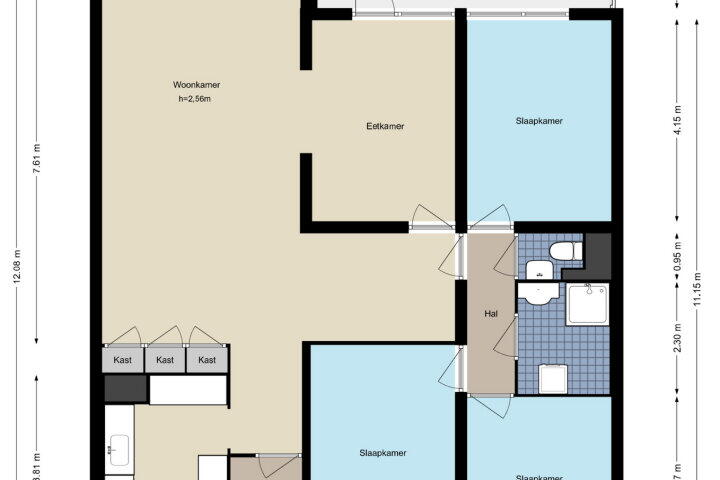 Plattegrond – Groenhof 9, Amstelveen