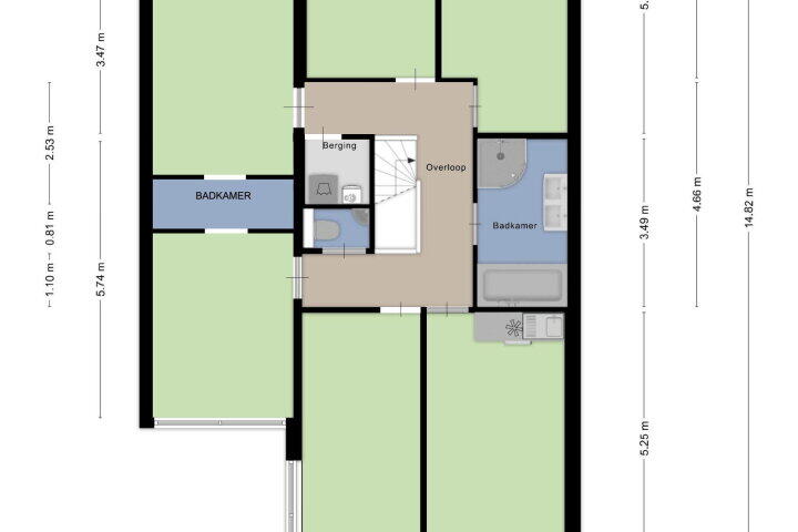 Plattegrond – Groenland 10, Den Haag