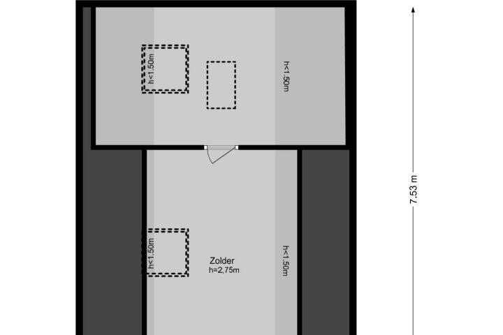 Plattegrond – Groenlandse kade 95, Vinkeveen