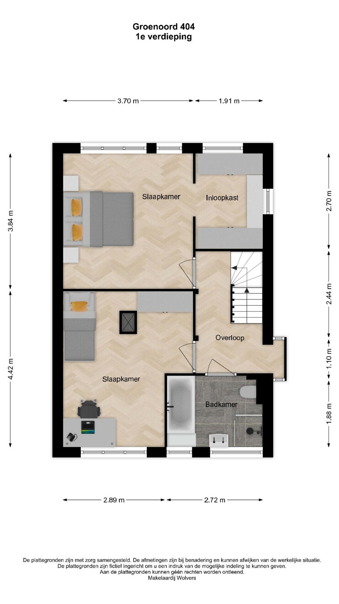Plattegrond 2 - Groenoord 404, Alphen Aan Den Rijn