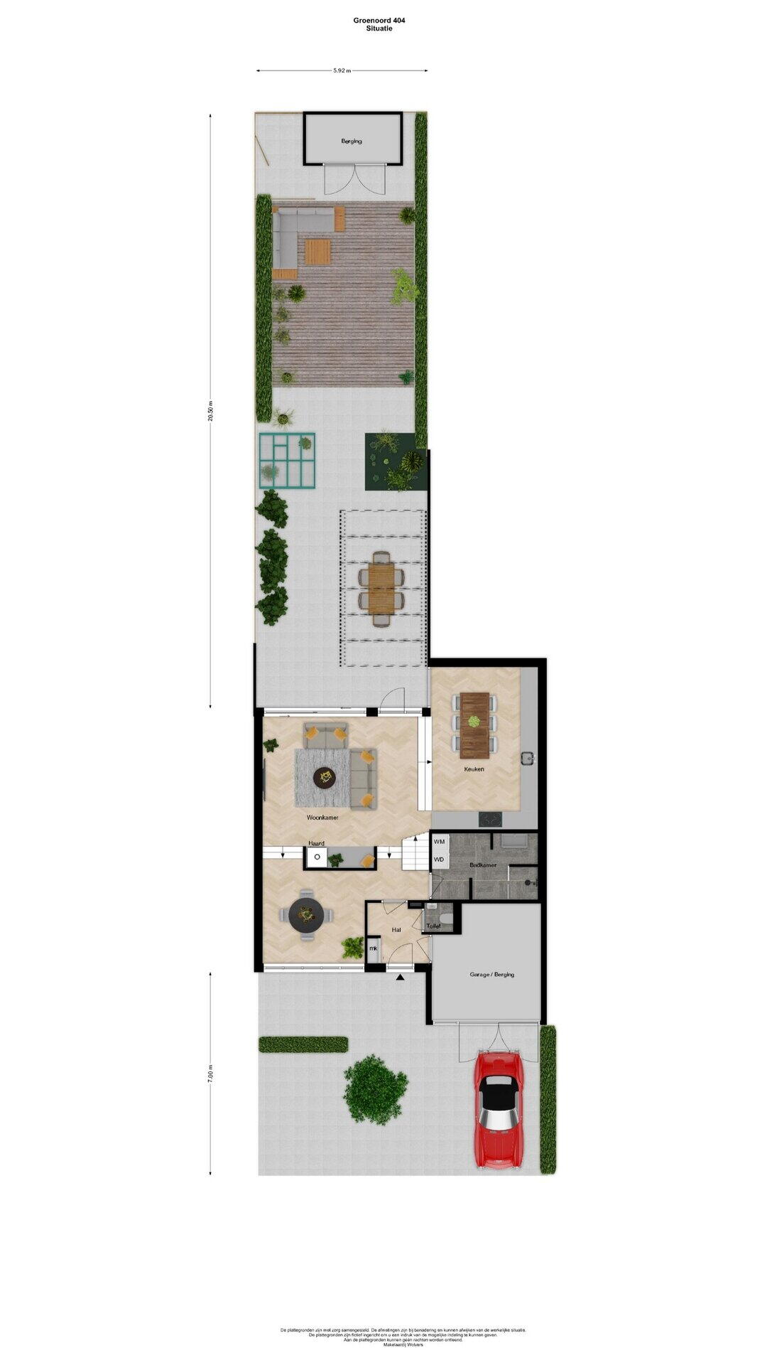 Plattegrond 4 - Groenoord 404, Alphen Aan Den Rijn