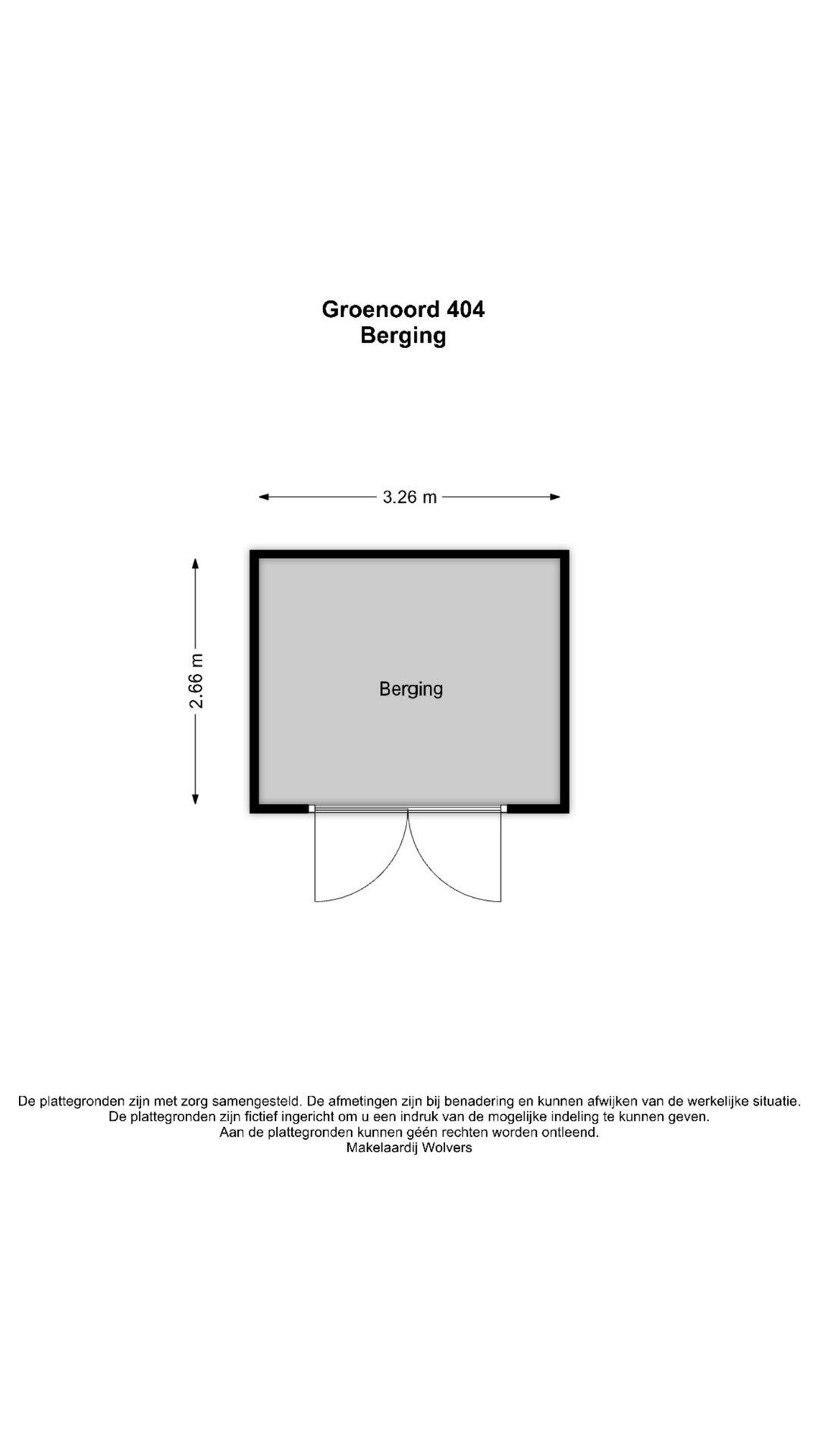 Plattegrond 5 - Groenoord 404, Alphen Aan Den Rijn