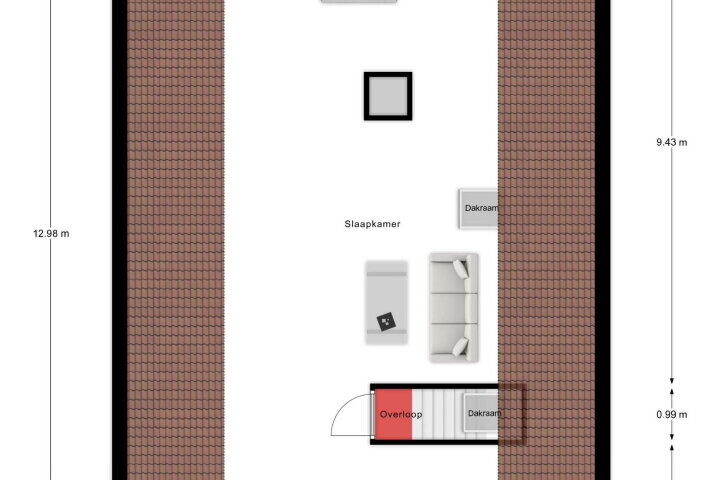 Plattegrond – Groeze 8 A, Beringe