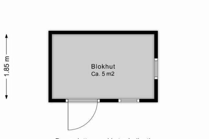 Plattegrond – Groningerweg 13 N267, Diever